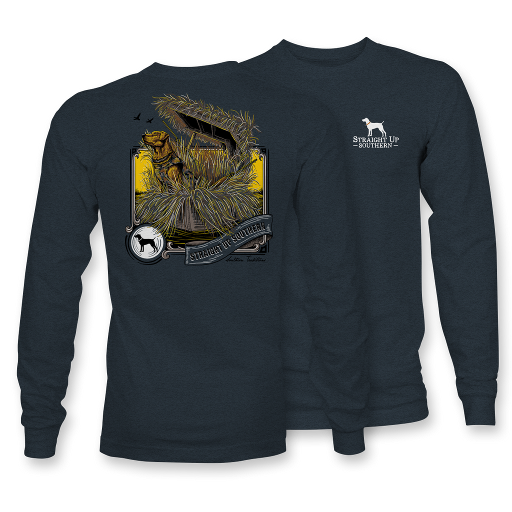 Dog in Blind - Long Sleeve - 20426