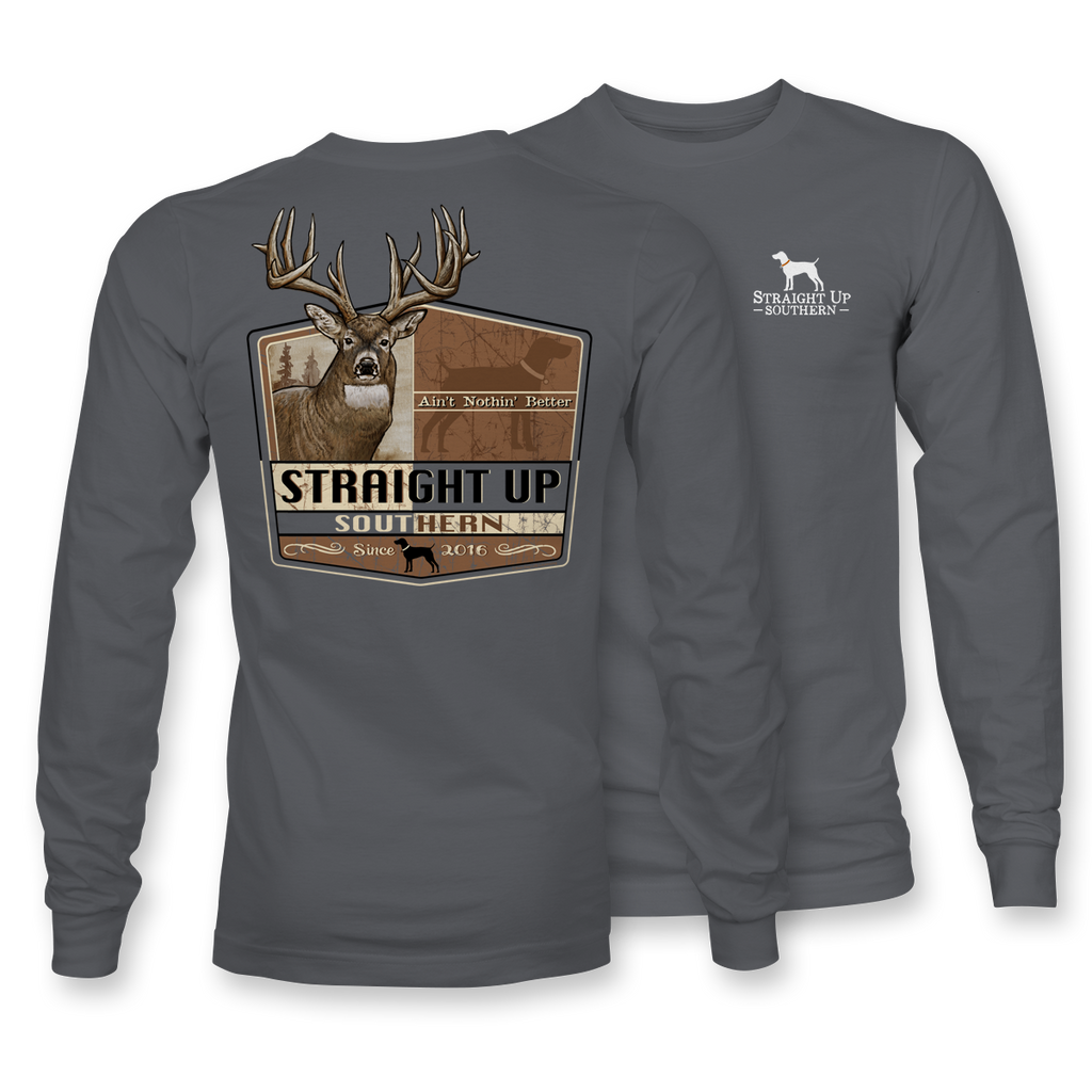 Buck Nothing Better - LONG SLEEVE - 20884 - Charcoal