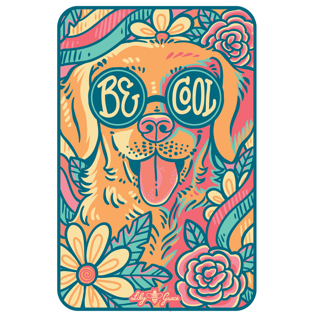 Be Cool Pop Dog Decal - 20938