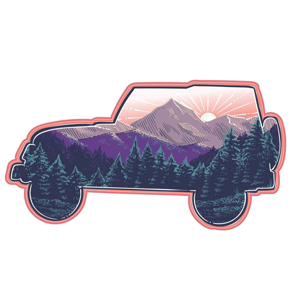 Jeep Scene Decal - 21438