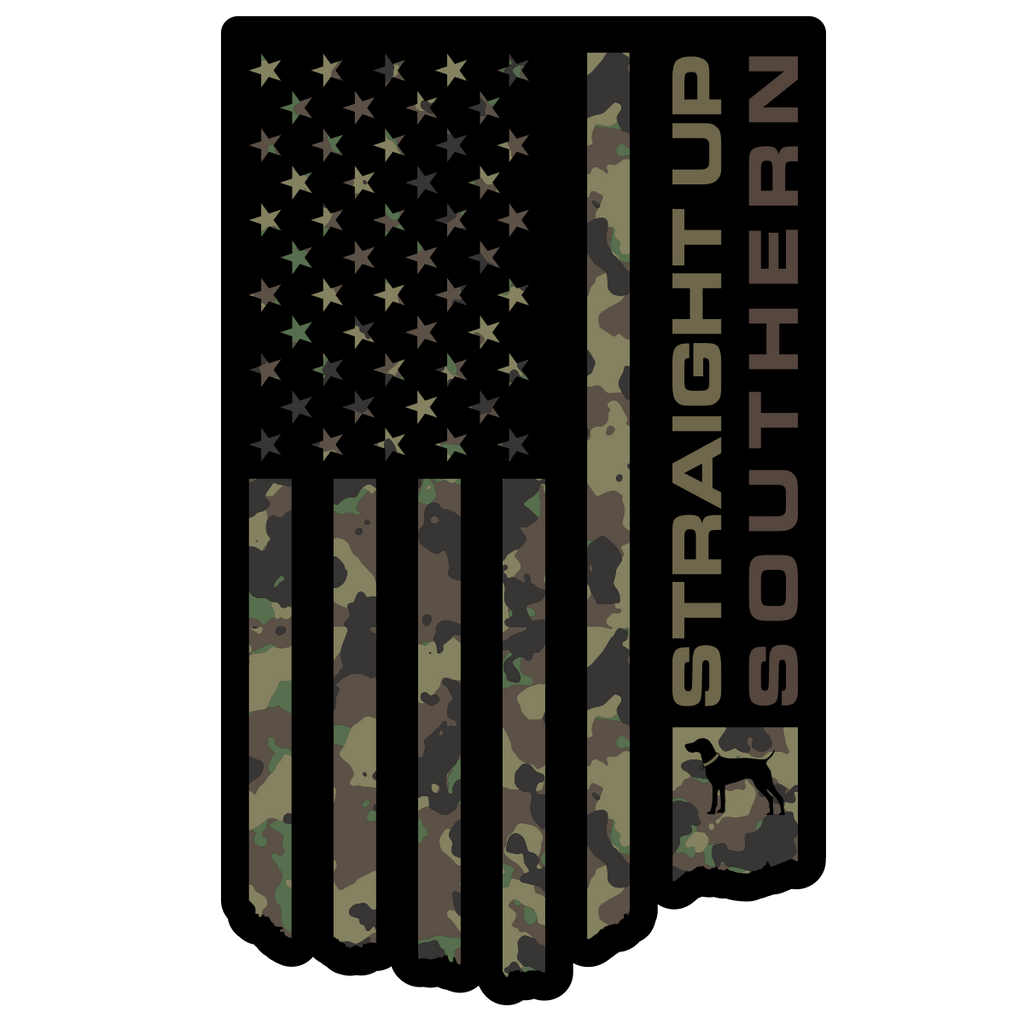 Old Glory Camo Decal - 21471