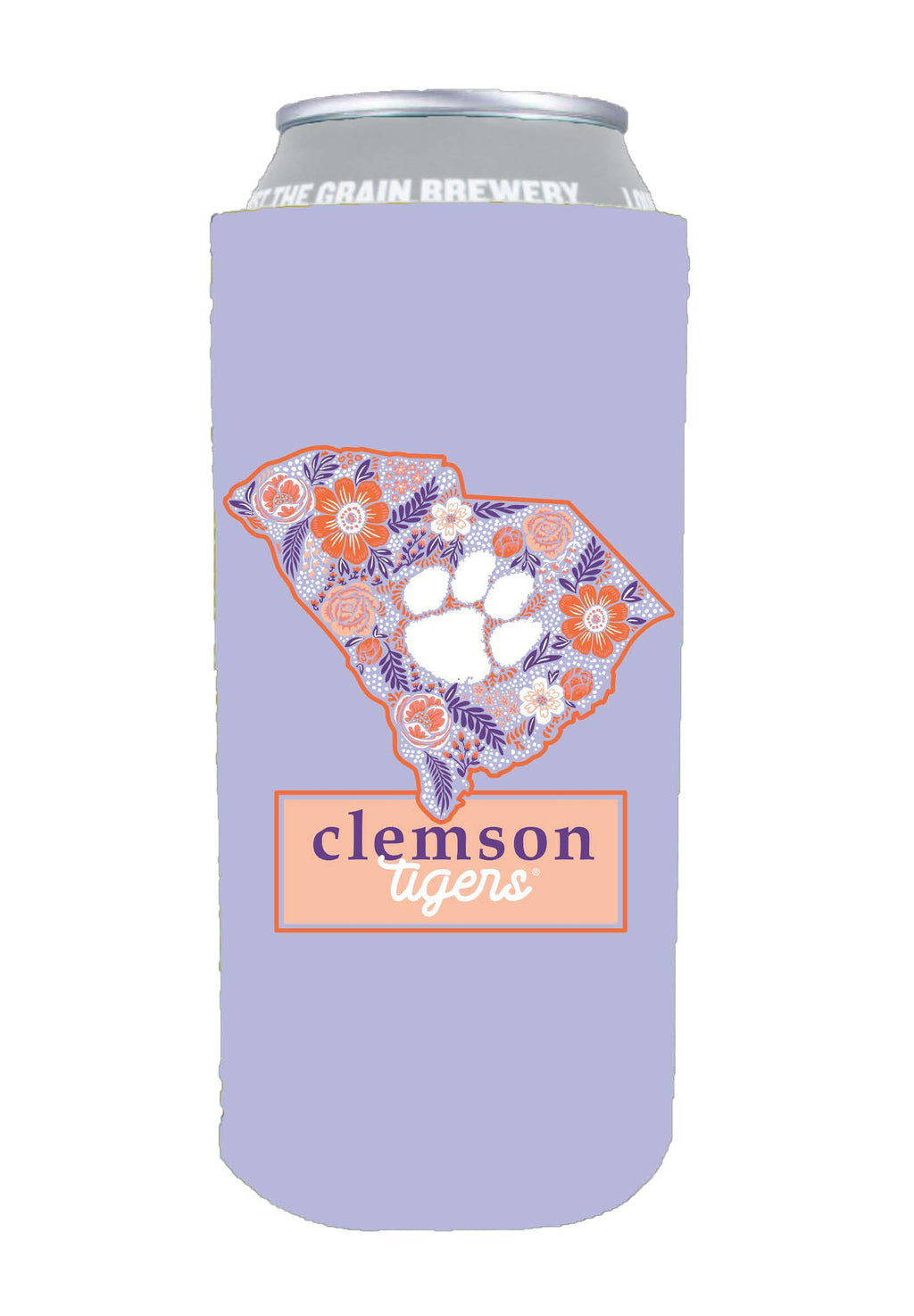 Floral State Koozie - 21490