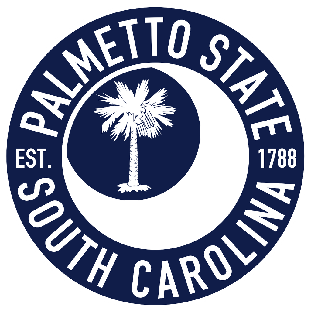 Palmetto Circle Decal - 21499