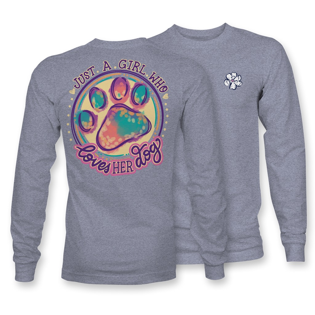 Just a Girl Loves Dog - LONG SLEEVE - 21687