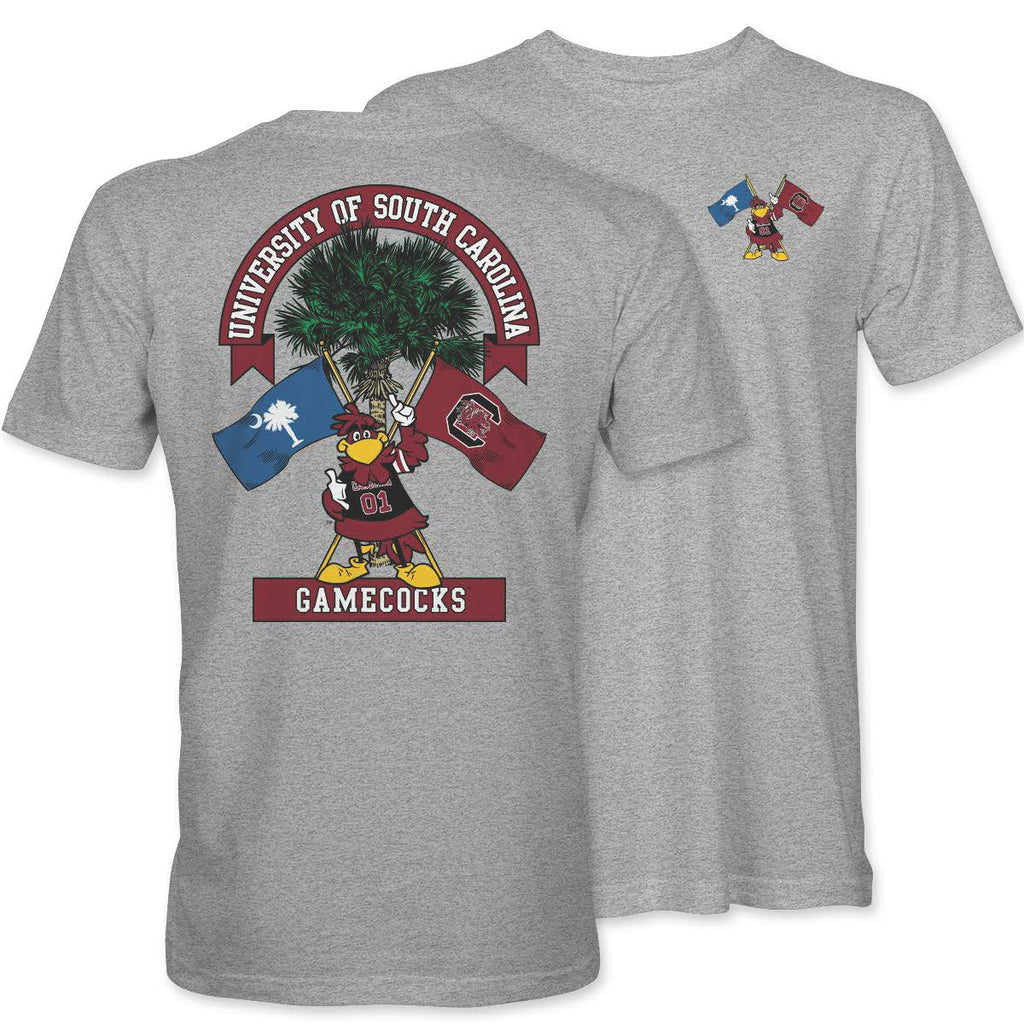Cocky Crossed Flags USC - 21773