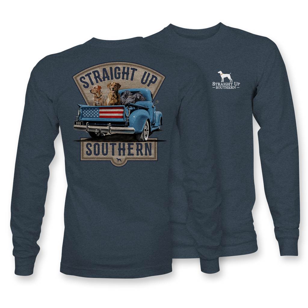 Good Ole Boys - LONG SLEEVE - 22186 - Heather Navy