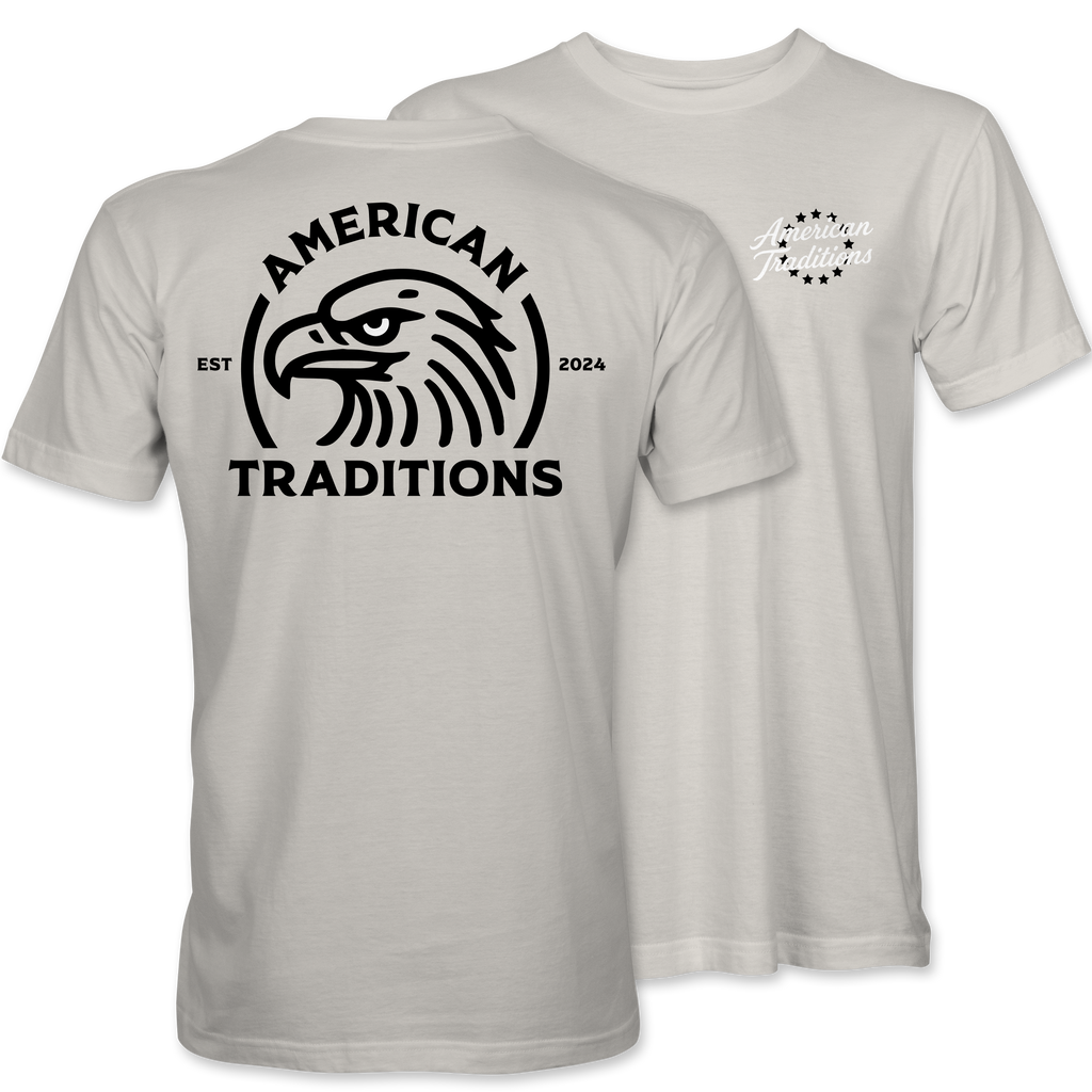 Bald Eagle Logo - 22256 - Bone