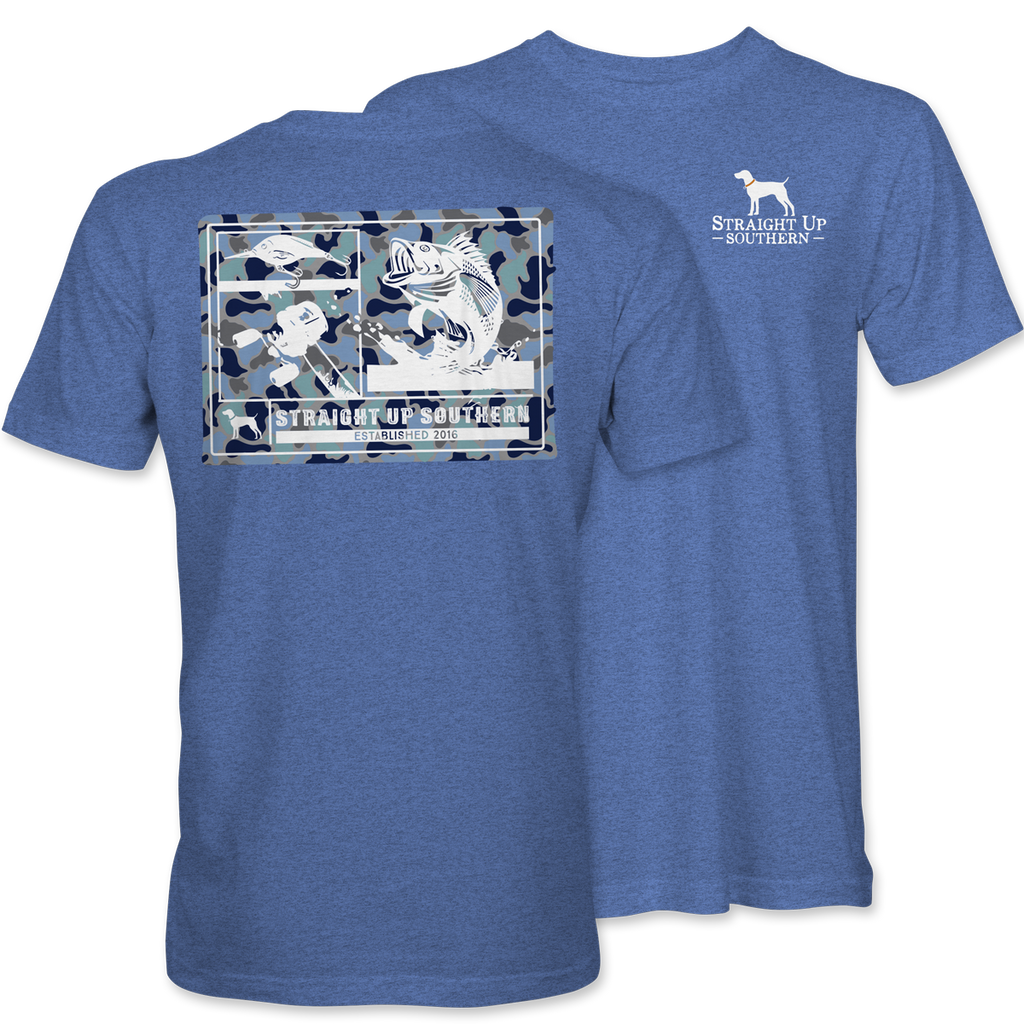 Bass Camo Patch - 22539 - Heather Royal
