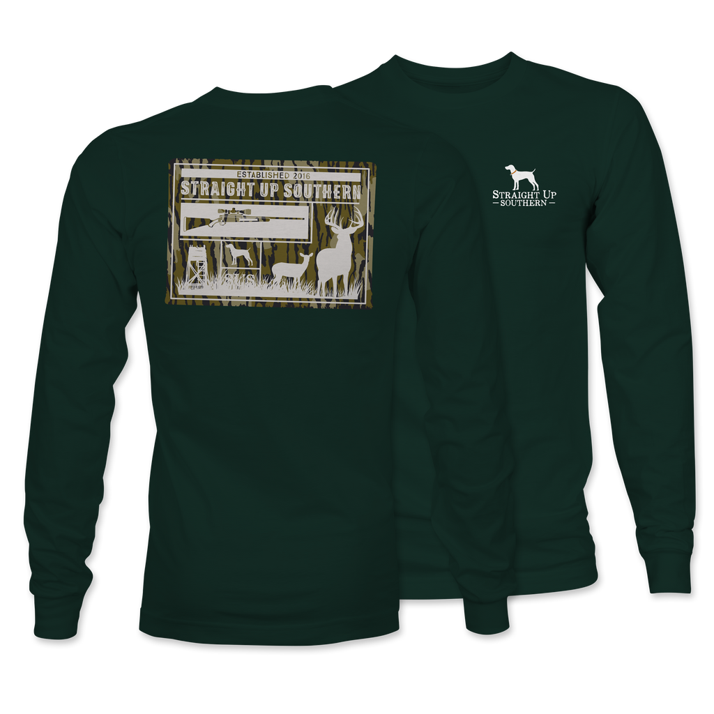 Buck Camo Patch - LONG SLEEVE - 22541 - Forest