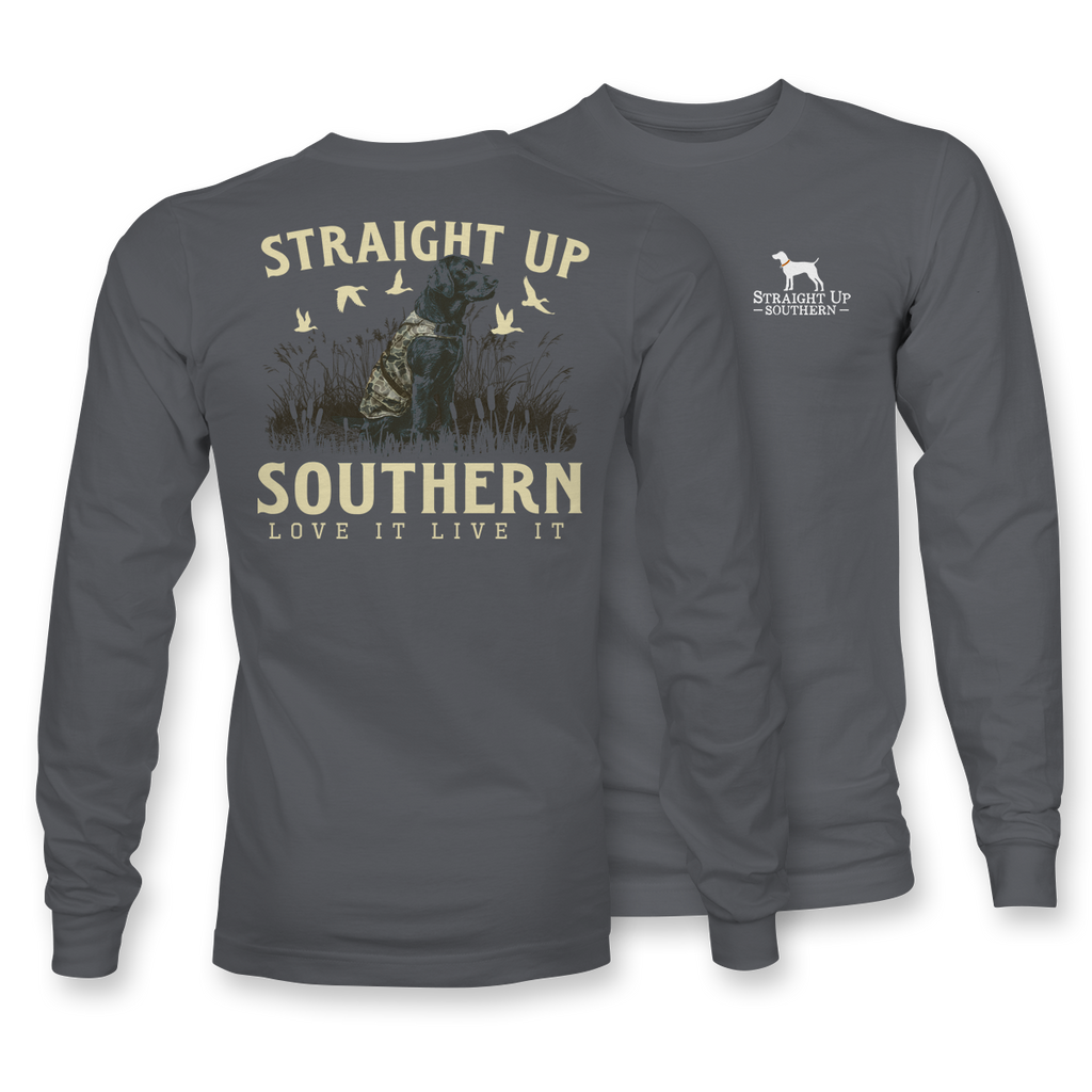 Lab in Field - LONG SLEEVE - 22581 - Charcoal