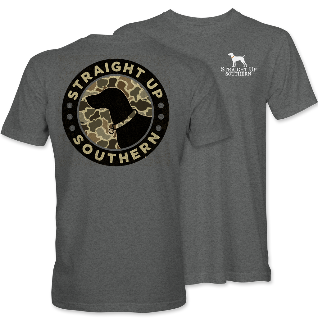 Duck Camo Logo - 22596 - Dark Heather