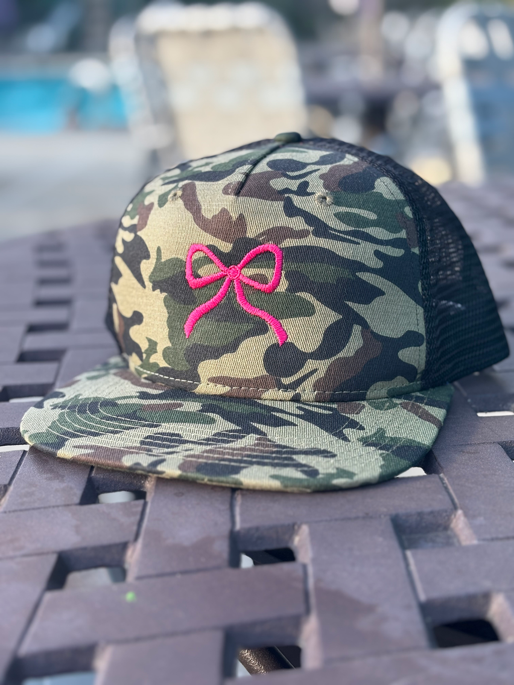 Camo Bow - Hat - 22549
