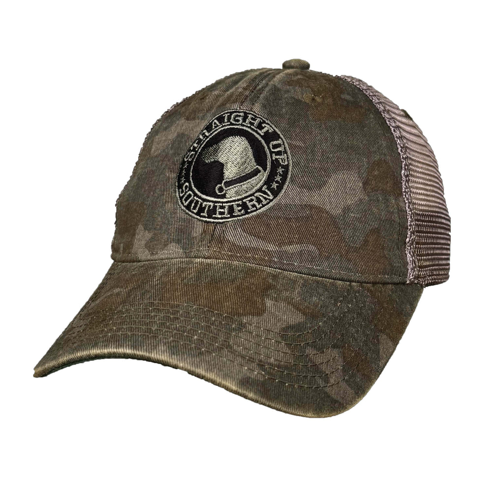 Circle Logo - Mesh Cap - Green Camo - 21825