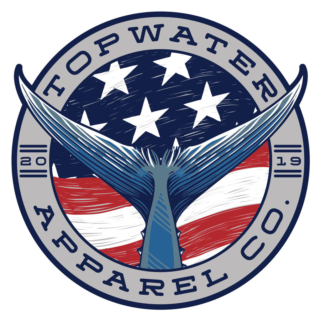 American Flag Badge Decal - 19651