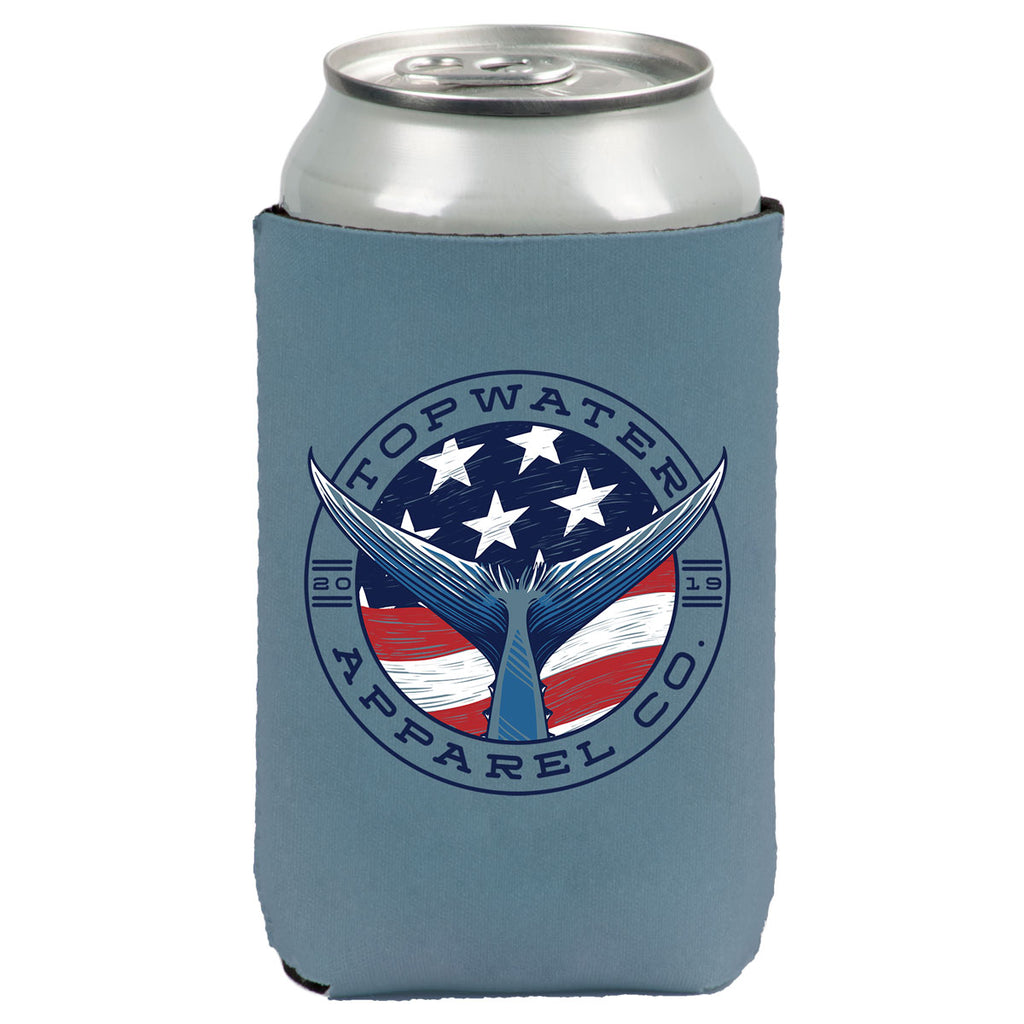 American Flag Badge Koozie - 19669