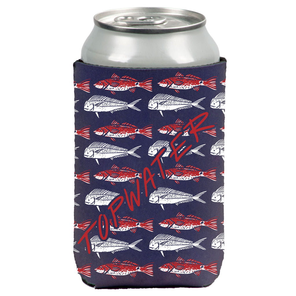 Fish Flag Koozie - 19671
