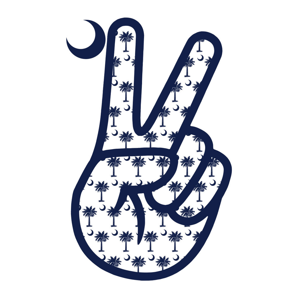 Peace Blue Decal - 19794