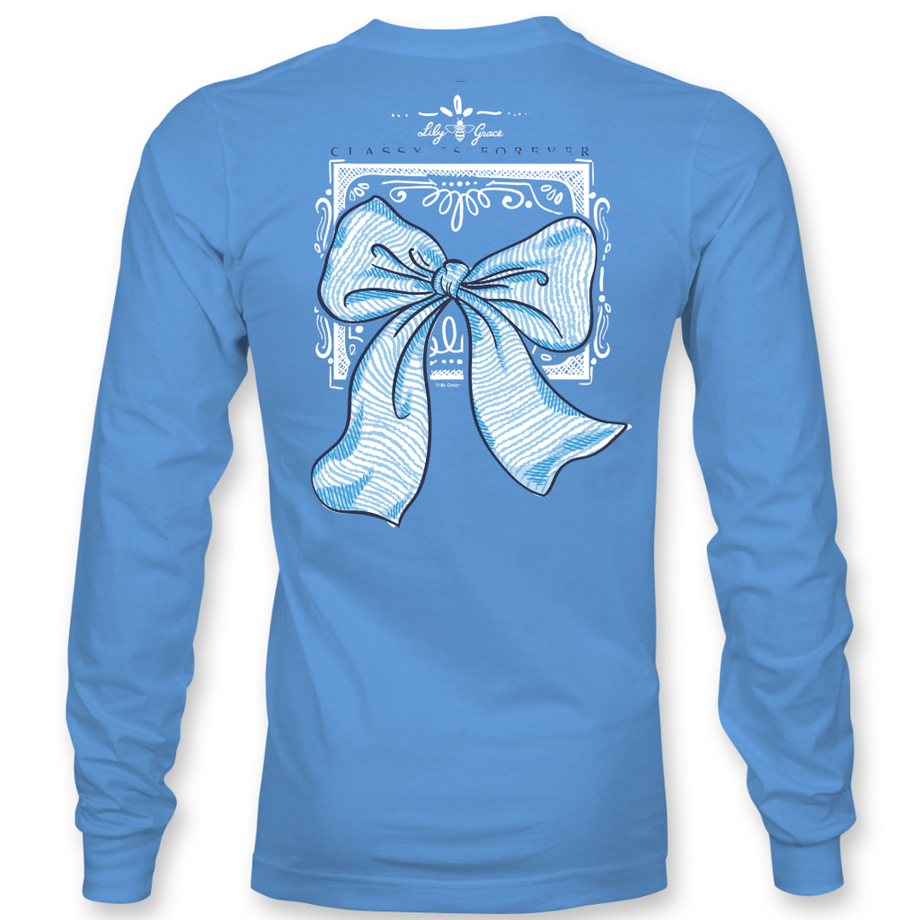 LONG SLEEVE Classy is Forever-NO POCKET Azure