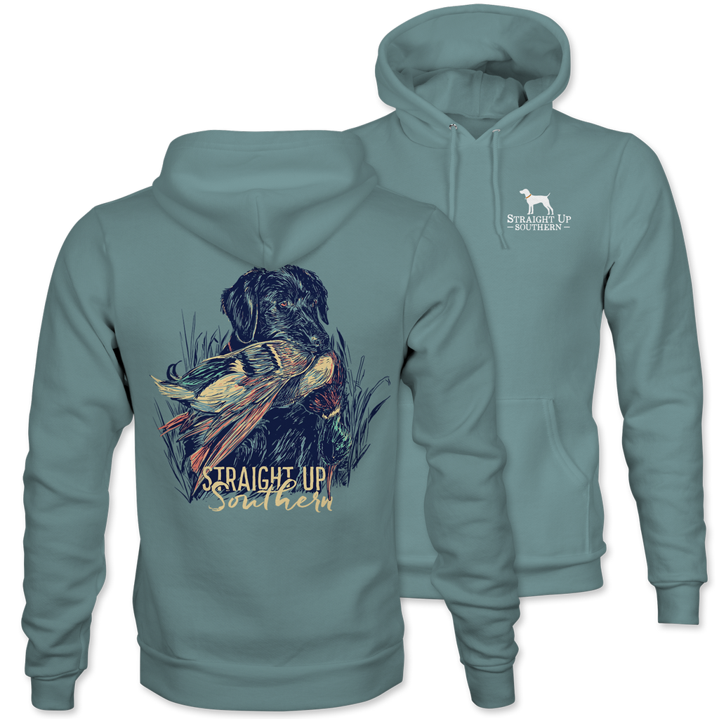 Lab with Duck - HOODIE - 18614