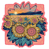 Sunflower Scene Decal - 20941