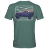 Mountain Scene Jeep - 21265 - Light Green