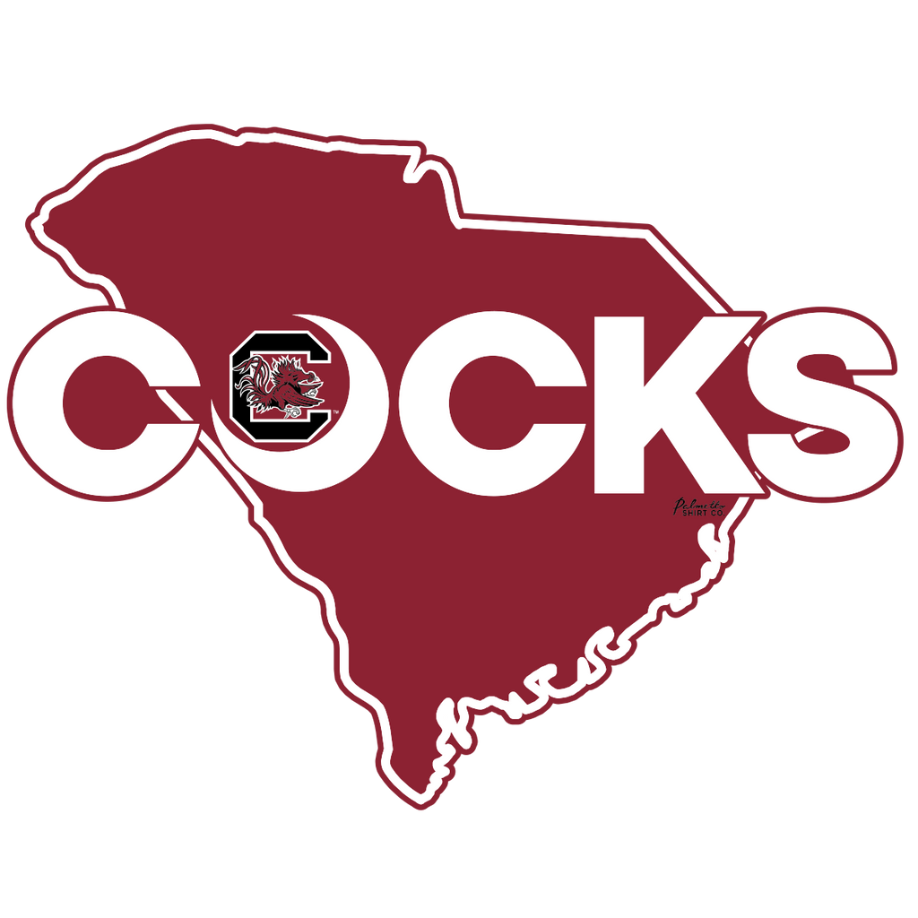 USC Cocks Crescent Moon Decal - 21493