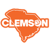 CLE Clemson Text Moon Decal - 21494