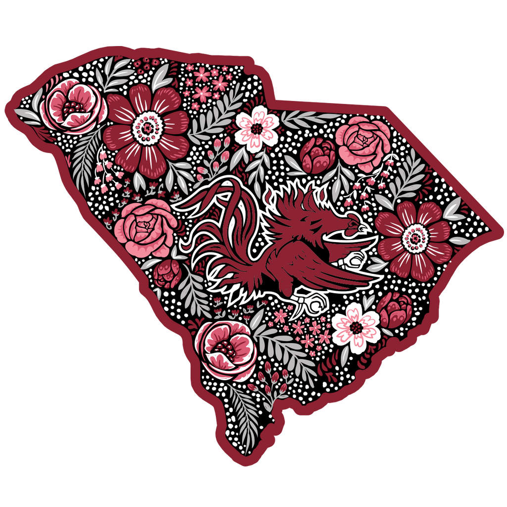 USC Floral State Decal - 21495