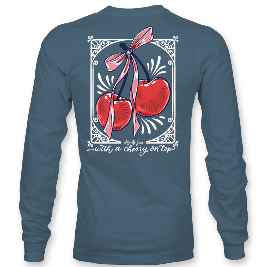 Cherry on Top - LONG SLEEVE - 21840 - Slate