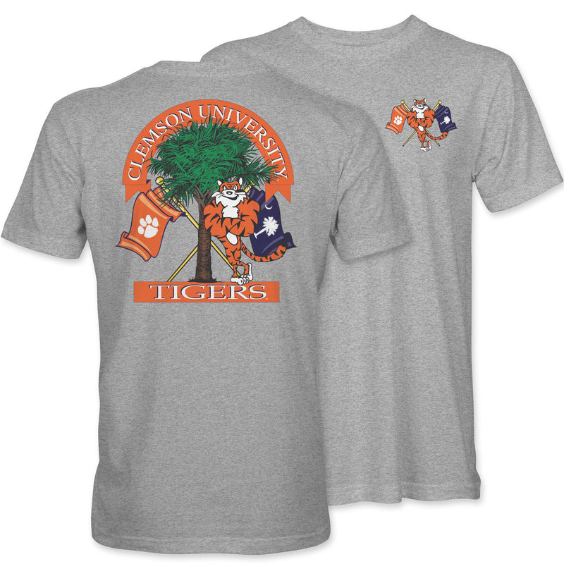 Clemson Crossed Flags - Clemson T-Shirts - Palmetto Shirt Co – Koss ...