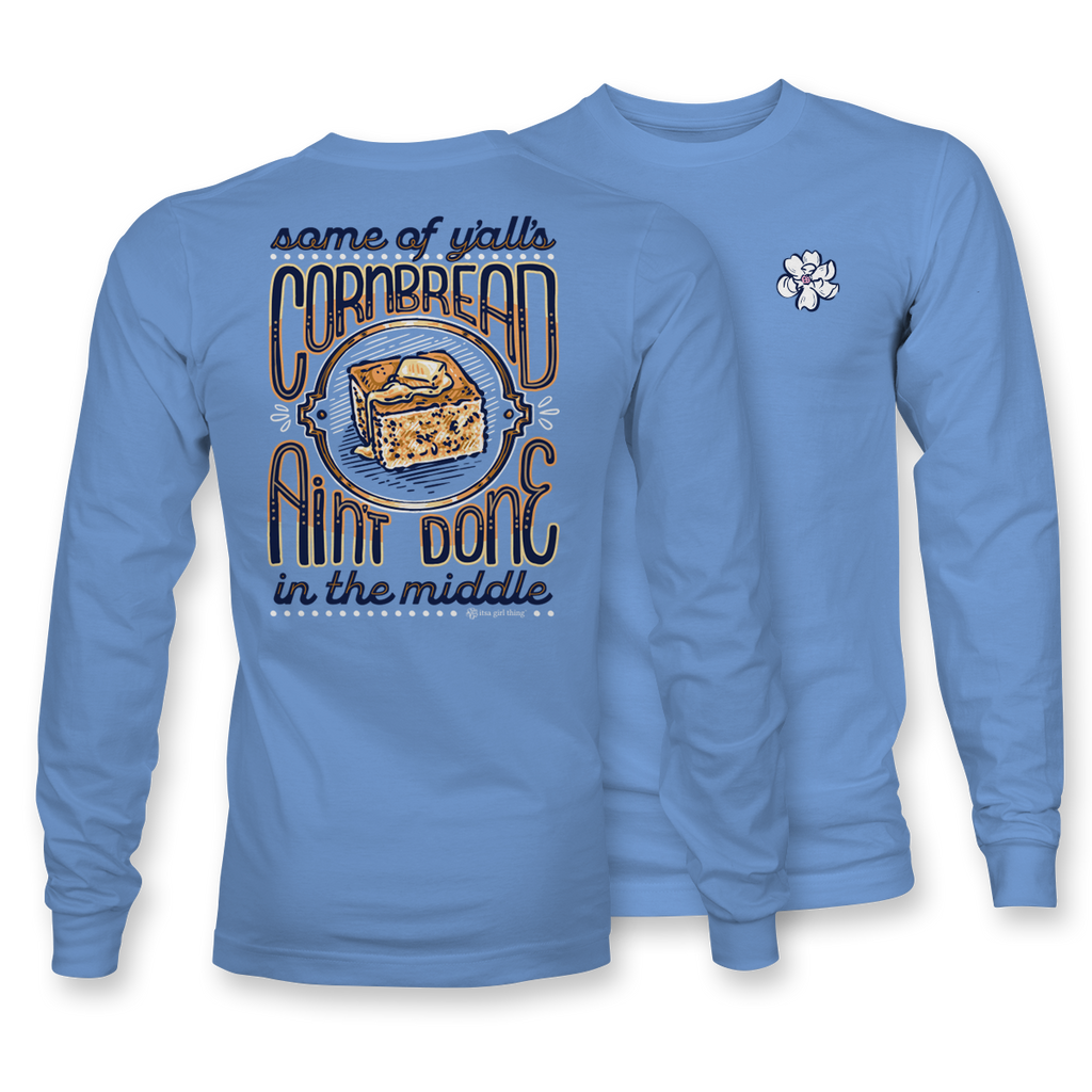 Y'alls Cornbread - LONG SLEEVE - Carolina Blue - 21970