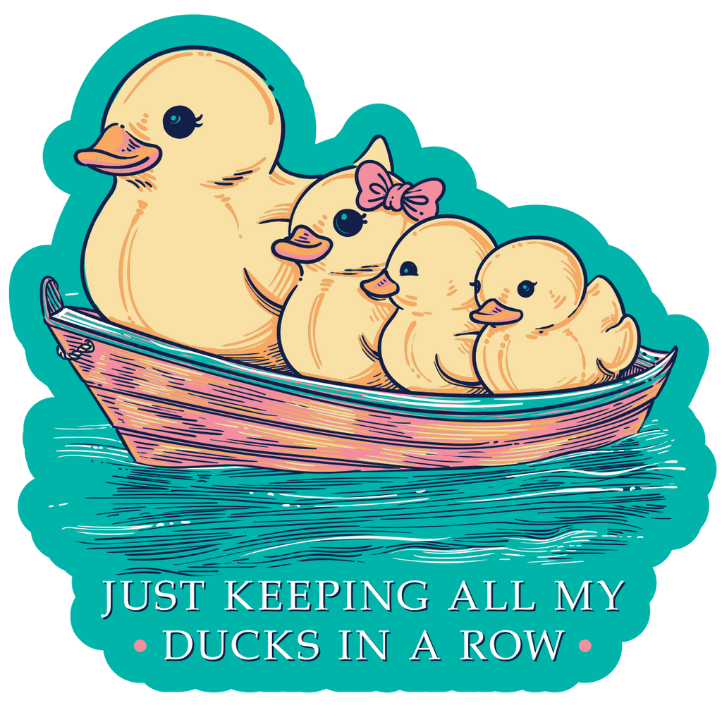 Ducks in a Row Decal - 22119