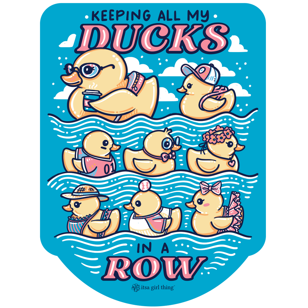 Ducks in a Row Decal - 22203