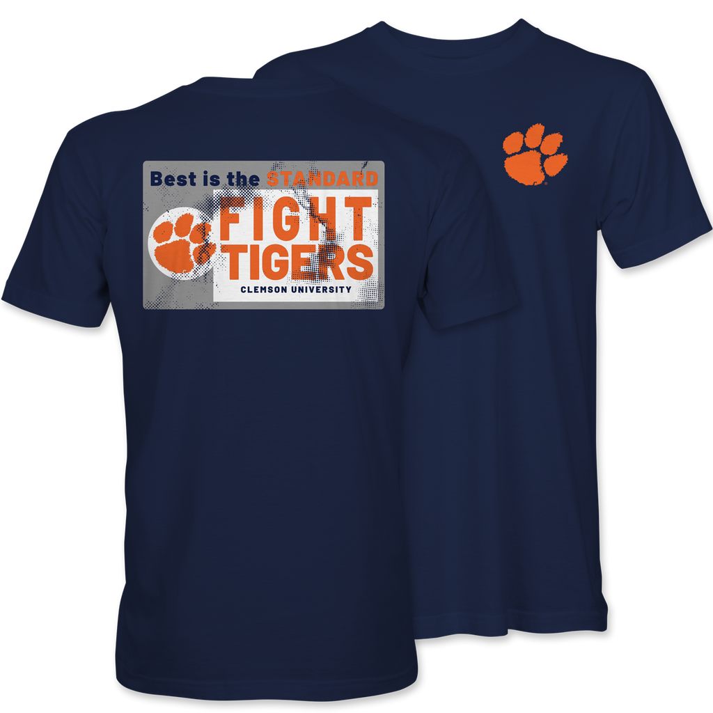 Fight Tigers Label - 22294 - Navy