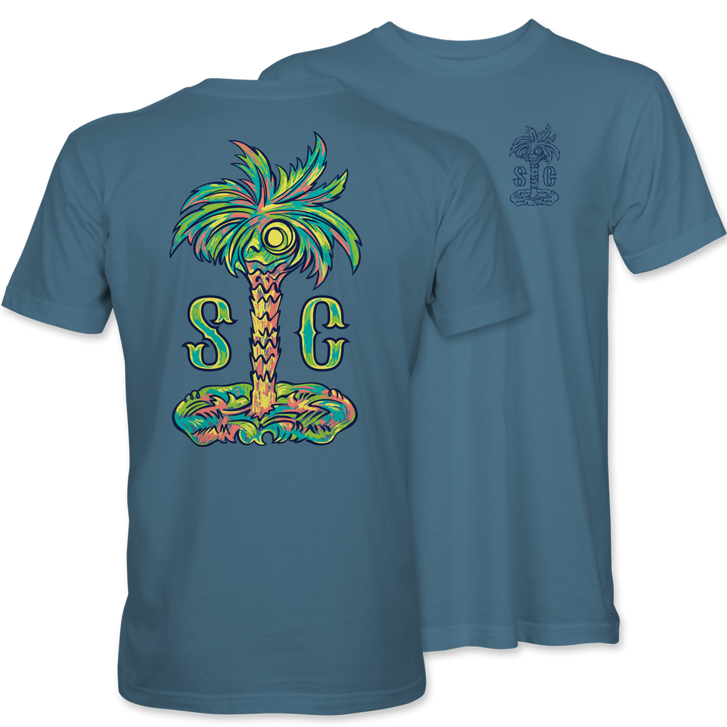 Palmetto Engraving - 22744 - Indigo