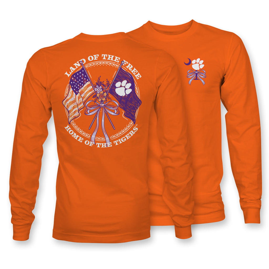 Patriotic Bow CLE - 22757 LONG SLEEVE