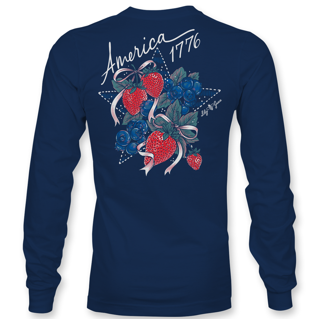 America - LONG SLEEVE - 22794 - Navy