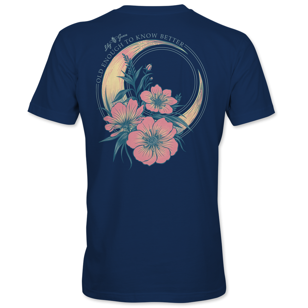 Moon Flowers - 22801 - Navy