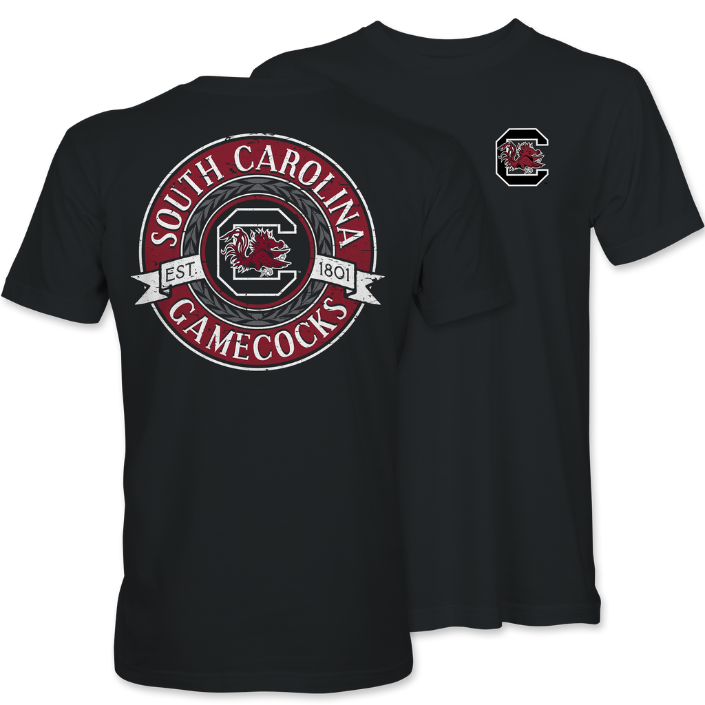 USC Distressed Circle - 22954 - Black