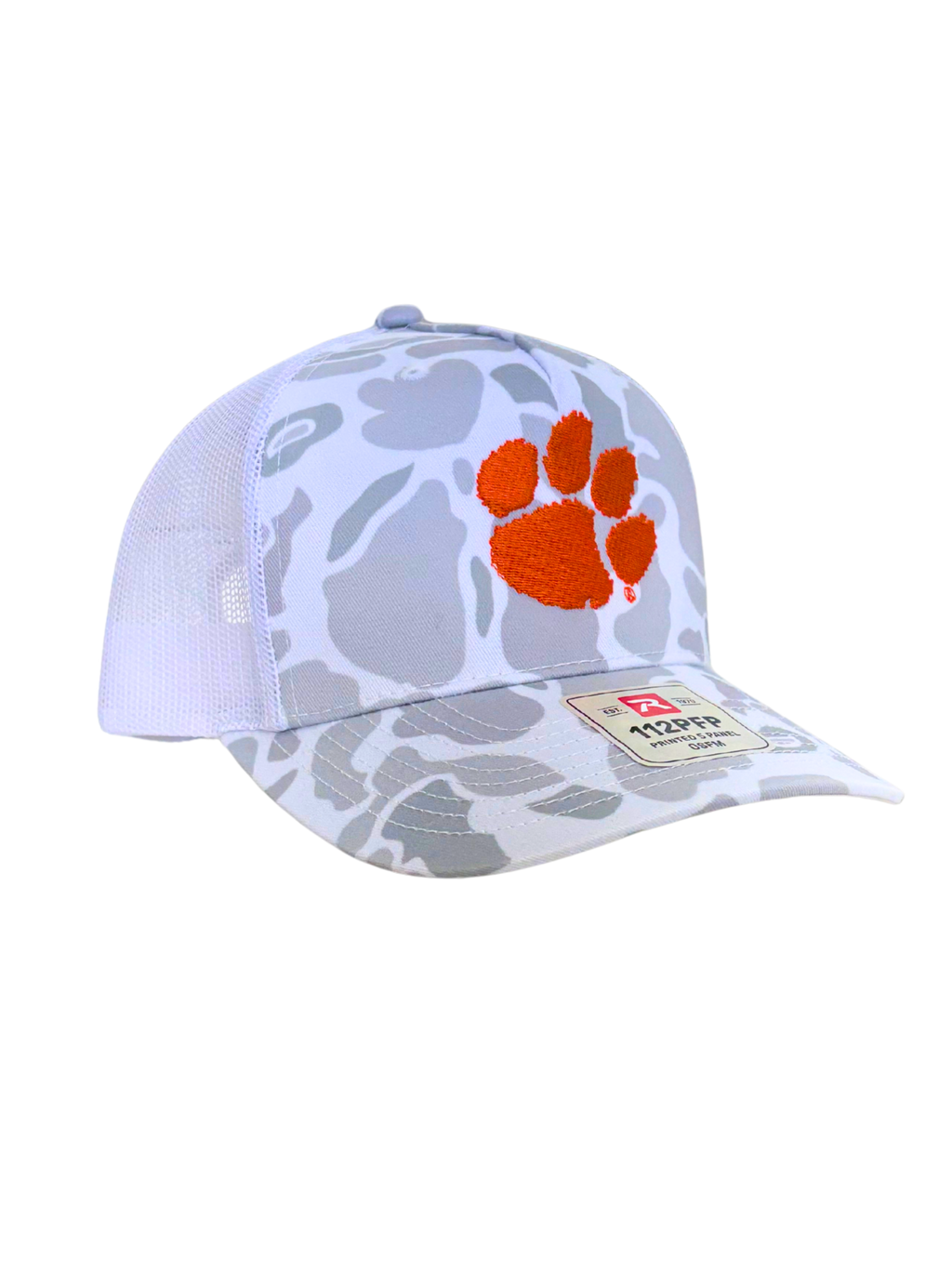 Paw Logo - Mesh Hat - White Camo - 23105