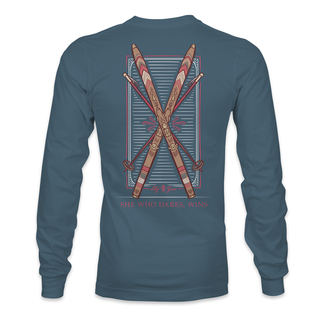 She Who Dares - LONG SLEEVE - 23135 - Slate