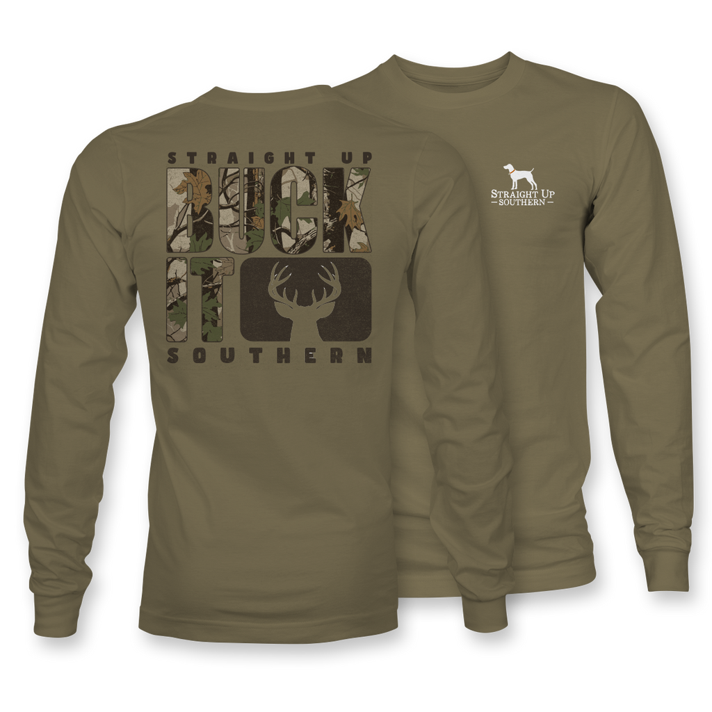 Buck It Camo - LONG SLEEVE - 23160 - Coyote Brown