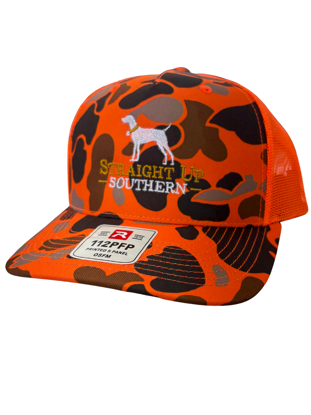 Dog Logo - Mesh Cap - Blaze Camo - 23183
