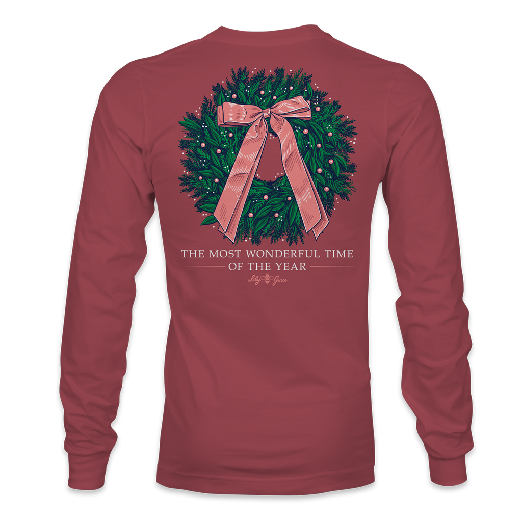 Bow Wreath - LONG SLEEVE - 21920