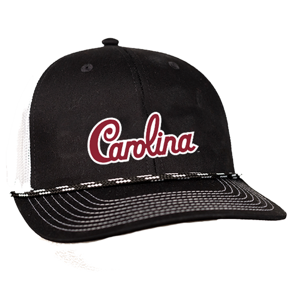 Script Carolina - Rope Cap - Black - 22298