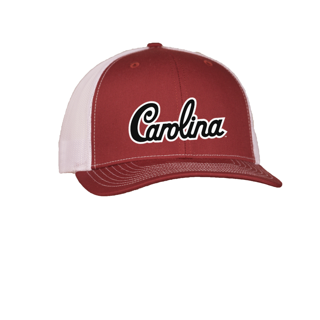 Script Carolina - Richardson Mesh Hat - Garnet/White - 22301