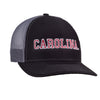 Carolina Logo - Richardson Mesh Hat - Black/Grey - 15884