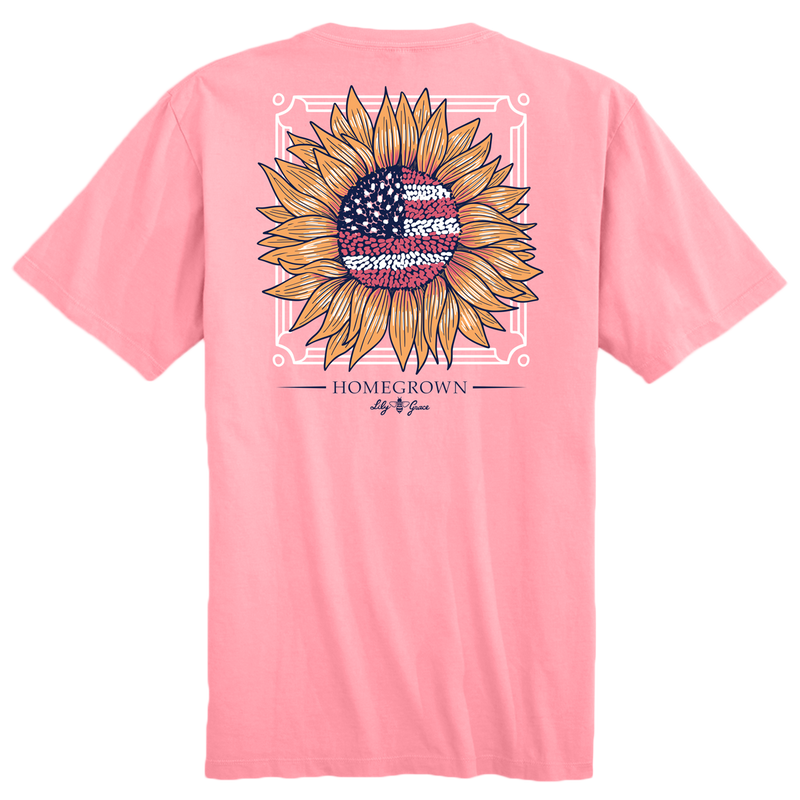 Homegrown - Pink | Memorial Day T-Shirt – Koss Creative